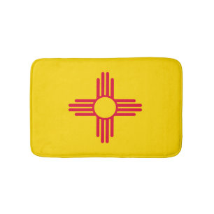 Tapis De Bain Nouveau-Mexique État Drapeau