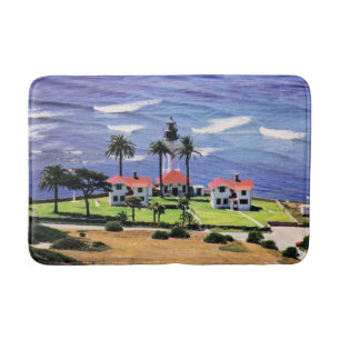 Tapis De Bain Nouveau phare de Point Loma, la Californie
