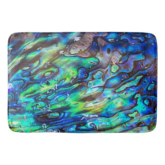 Tapis De Bain Nouvelle-Zélande Abalone Paua Shell Motif 1 (Devant)