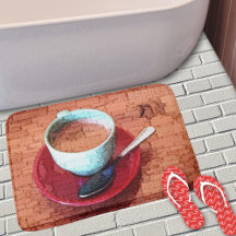 Nuage de mots de tasse et cuillère à espresso