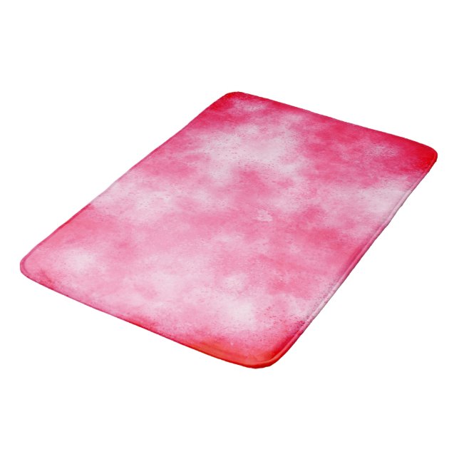 Tapis De Bain Nuage rose Effet Mat de bain (Angle)