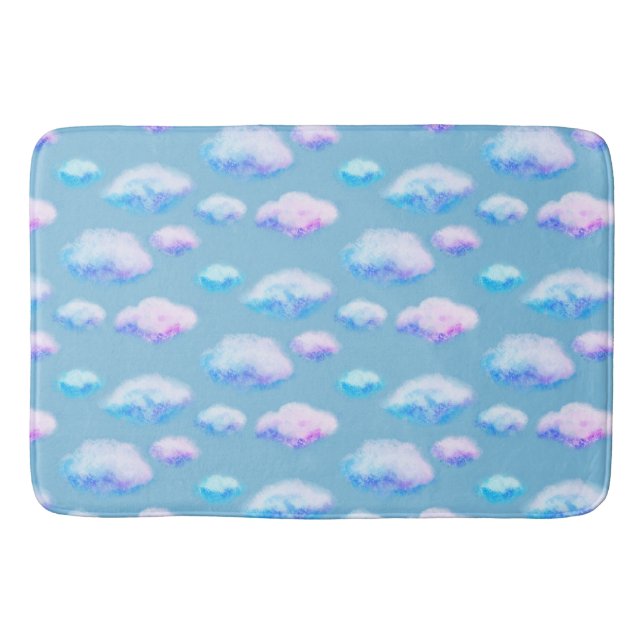 Tapis de bain nuages doux (Devant)