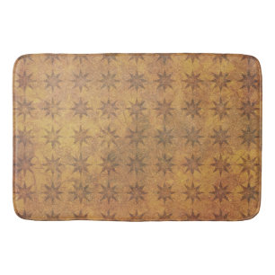 Tapis De Bain Nuances Brown Pour La Beauté Naturelle Rustique