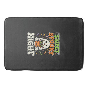 Tapis De Bain Nuit de chasse aux bonbons d'Halloween