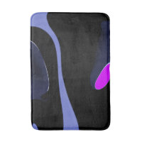 Nuit de la Comète : Bleu Abstrait, Violet & Noir