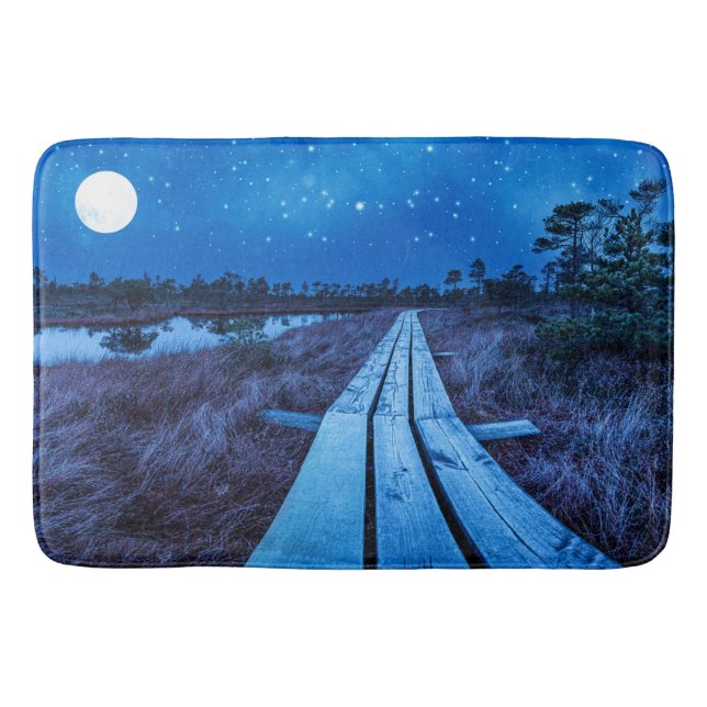 Tapis De Bain Nuit des marais (Devant)