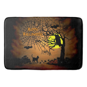 Tapis De Bain Nuit d'Halloween, Joyeux Halloween !