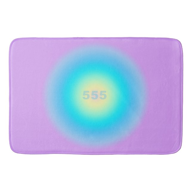Tapis De Bain Numéros d'ange 555 - Nouveaux débuts (Devant)
