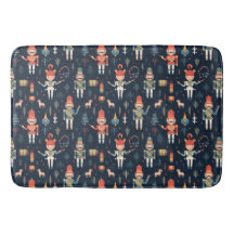 Nutcracker Navy Blue Festive Noël