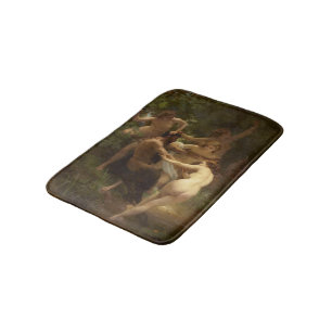 Tapis De Bain Nymphes et Satyr par William-Adolphe Bouguereau