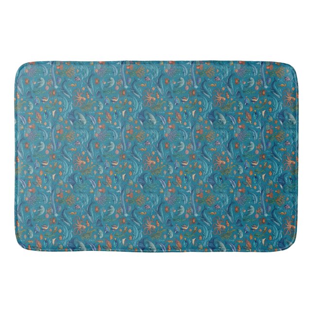 Tapis De Bain Ocean Pattern (Devant)