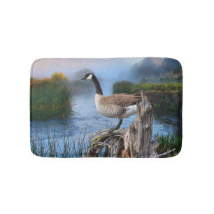 TAPIS DE BAIN OIE DU CANADA SUR LE SHASTA