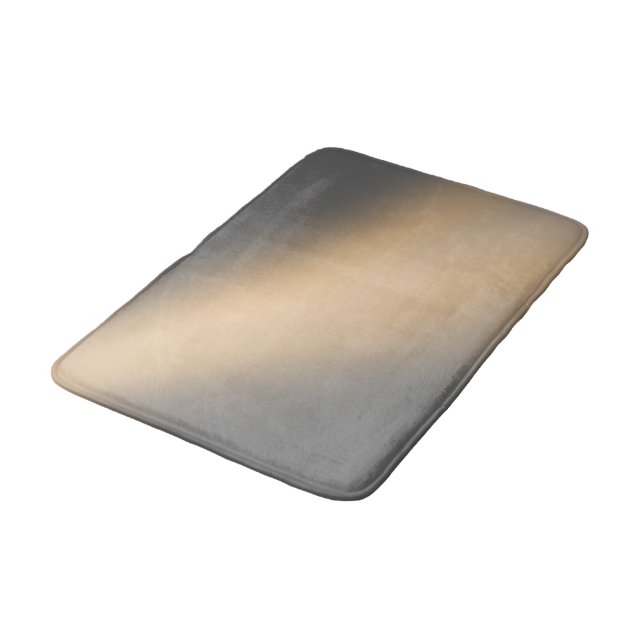 Tapis De Bain Ombre gris or (Angle)