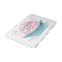 Once de bulles bath Mat