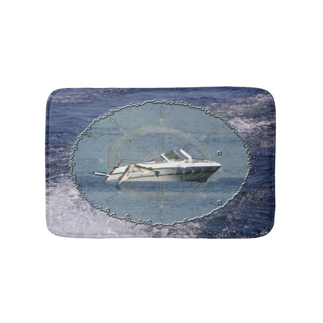 Tapis De Bain Ondes nautiques (Devant)