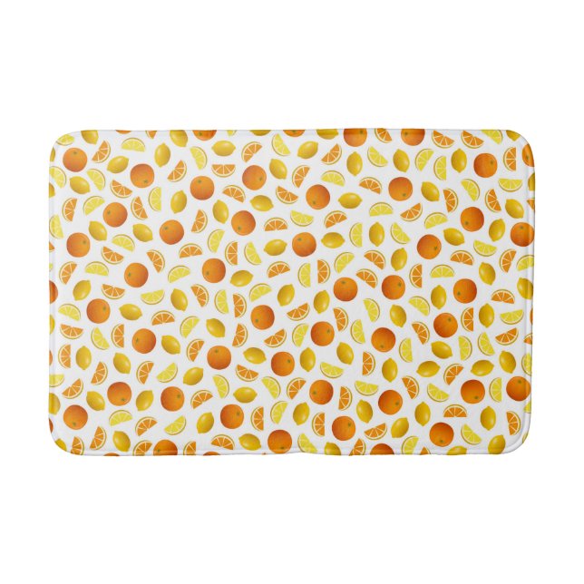 Tapis De Bain Oranges et citrons (Devant)