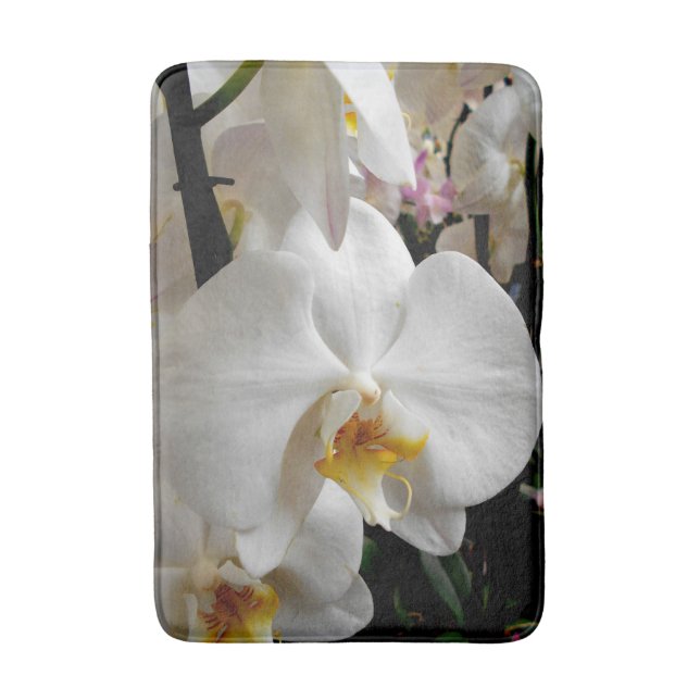 Tapis De Bain Orchidée blanche (Devant (Vertical))