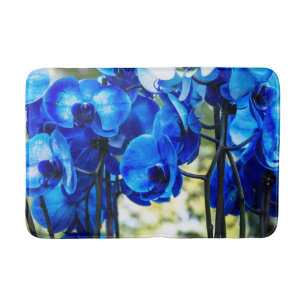 Tapis De Bain Orchidées bleues