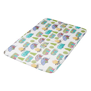 Tapis de bain orientés campants