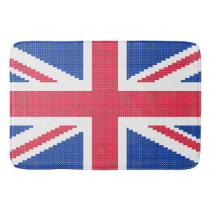 Tapis De Bain Original cross-stitch design Union Jack