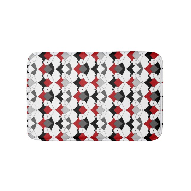 Tapis De Bain ornement tribal Abstrait. (Devant)