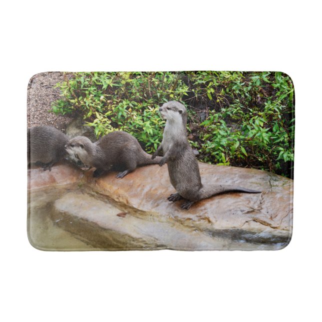 Tapis De Bain Otter Adorable Otter, Mousse Mémoire (Devant)