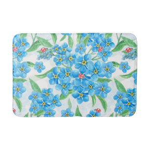 Tapis De Bain Oublie-moi pas un motif sans soudure