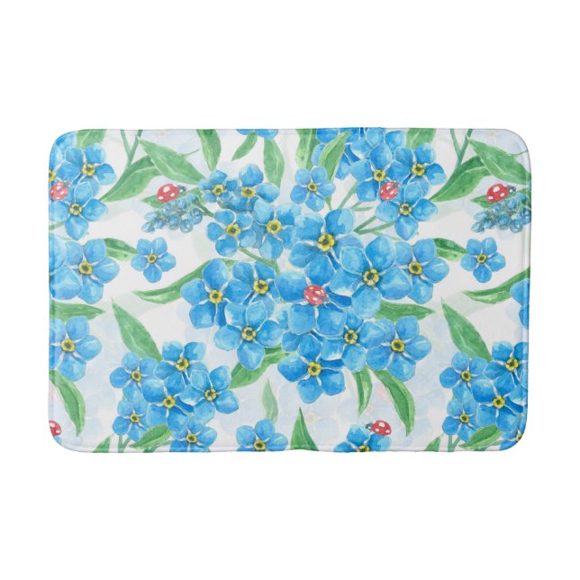 Tapis De Bain Oublie-moi pas un motif sans soudure (Devant)