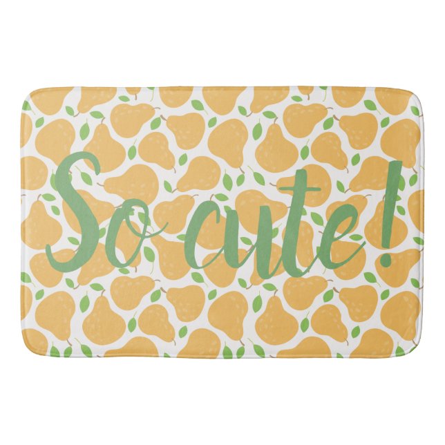 Tapis De Bain Ours jaune | So Cute Mat Bain (Devant)