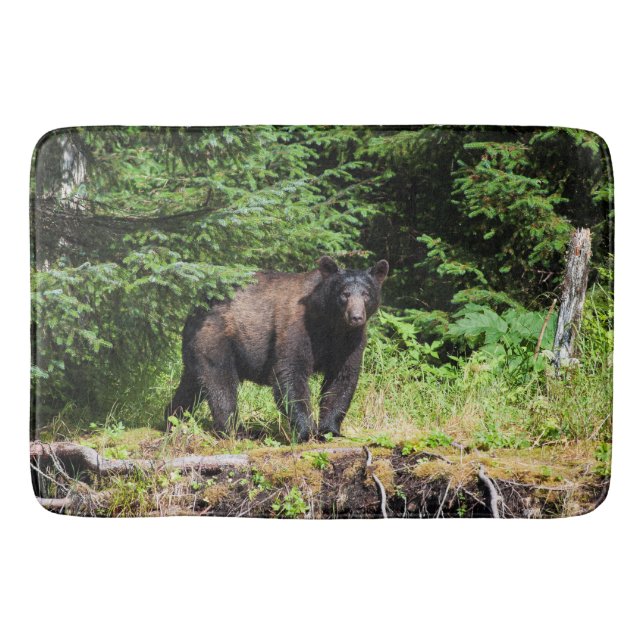 Tapis De Bain Ours noir Alpha (Devant)