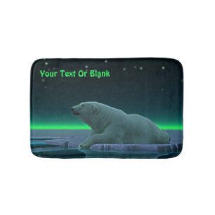Tapis De Bain Ours polaire à bord de glace