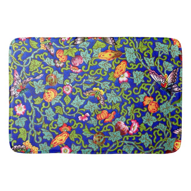 Tapis De Bain Owen Jones Antique Papillons Orientaux (Devant)
