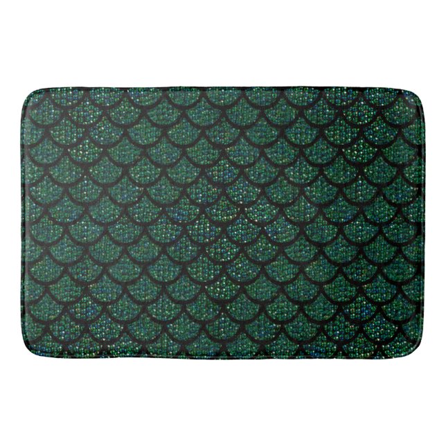 Tapis De Bain paillette de bain de sirène (Devant)