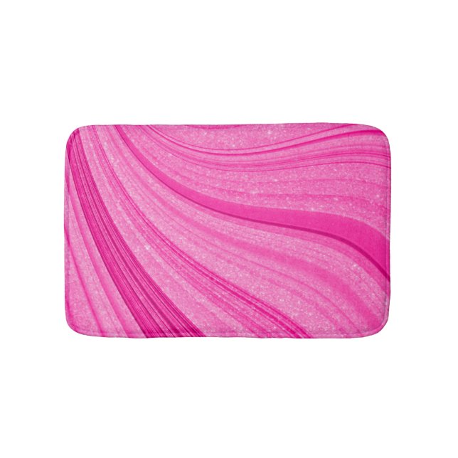 Tapis De Bain Paillette rose (Devant)
