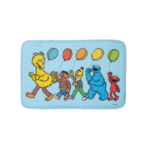 Tapis De Bain Pal de rue Sésame   Ballons de parti