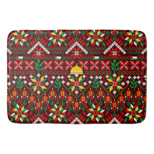 Tapis De Bain Palestine Tatreez Broderie traditionnelle