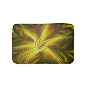 Tapis De Bain Palette fractée Fleur de bain Jaune