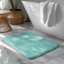 Palme tropicale bleu clair motif feuille