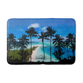 Tapis De Bain Palmiers et scène de plage