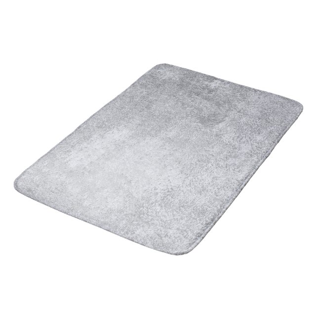 Tapis De Bain Papier argenté Abstrait (Angle)