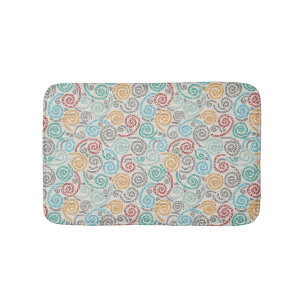 Tapis De Bain Papier fripé par fantaisie de broderie