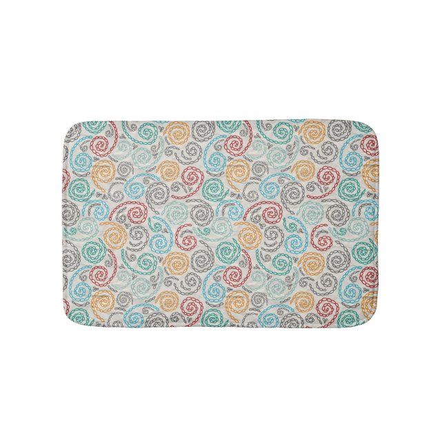 Tapis De Bain Papier fripé par fantaisie de broderie (Devant)