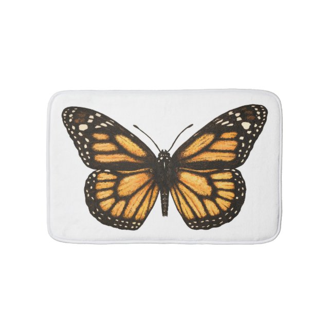 Tapis De Bain Papillon monarque (Devant)