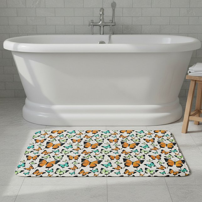Tapis De Bain Papillons d'été  (Créateur téléchargé)