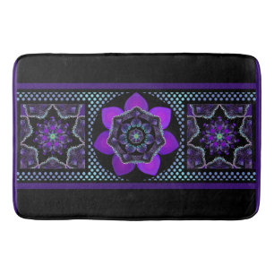 Tapis De Bain Parapluie violet & coeurs .7