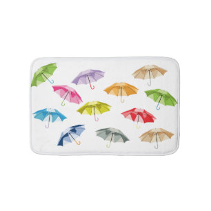 Tapis De Bain Parapluies printanières