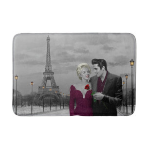 Tapis De Bain Paris B&W 2