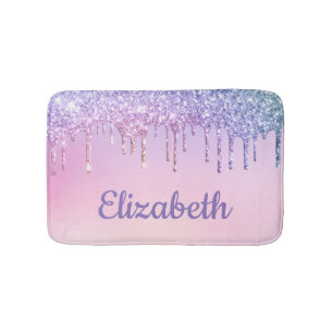 Tapis De Bain Parties scintillant arc-en-ciel Personnalisée fill
