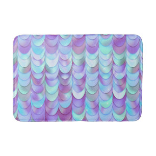 Tapis De Bain Parties scintillant des balances de sirène d'iride