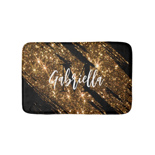 Tapis De Bain Parties scintillant d'or (Devant)